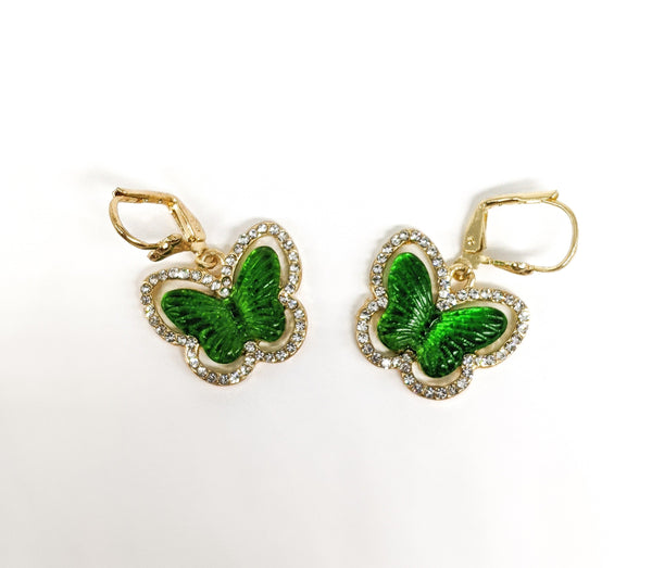 Plated Butterfly Earring