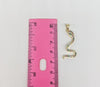 Plated Snake Pendant