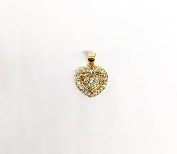 Plated Heart Pendant