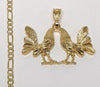 Plated Rooster Figaro 4mm Chain Necklace