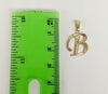 Plated Letter "B" Pendant