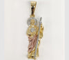 Plated Multicolor Saint Jude Thaddaeus Pendant