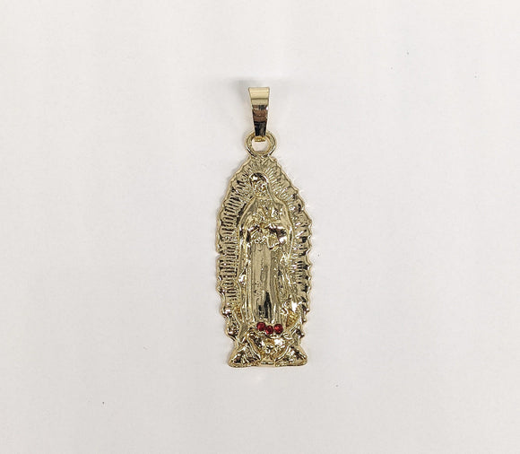 Plated Virgin Mary Pendant