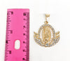 Plated Virgin Mary Pendant