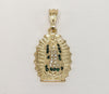 Plated Virgin Mary Pendant