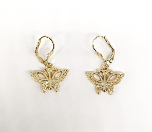 Plated Butterfly Earring