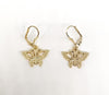 Plated Butterfly Earring