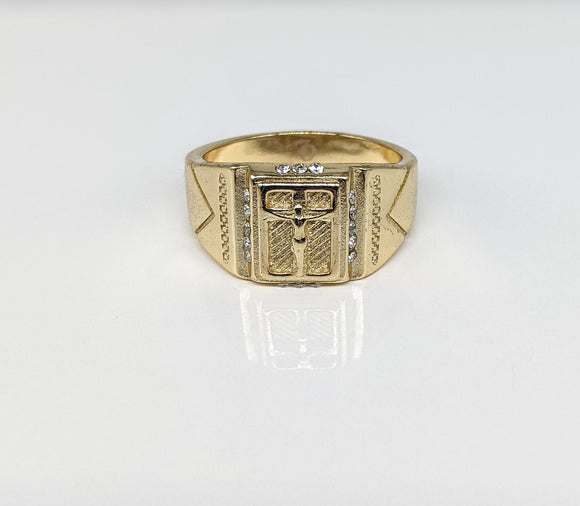 Plated Cross Ring