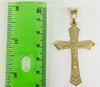 Plated Cross 2mm Rope/Braided Chain Necklace