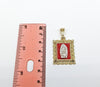 Plated Virgin Mary Pendant