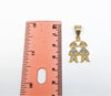 Plated Two Boys Pendant