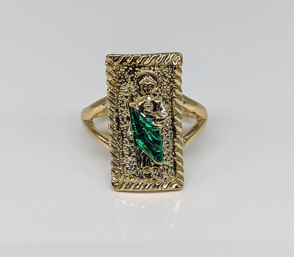 Plated Saint Jude Ring