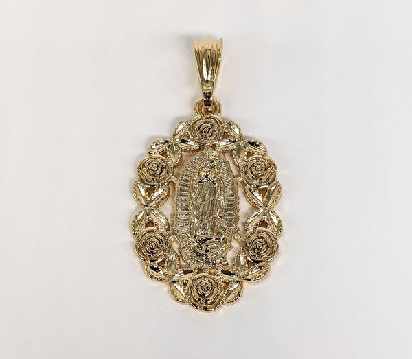 Plated Virgin Mary Pendant*