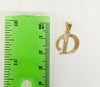 Plated Letter "D" Pendant
