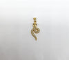 Plated Snake Pendant
