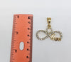 Plated Infinity with "Love" Pendant