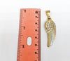 Plated Angel Wing Pendant