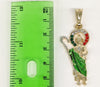 Plated Multicolor Saint Jude Thaddaeus Pendant*