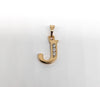 Plated Letter Pendant