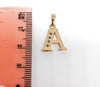 Plated Letter Pendant