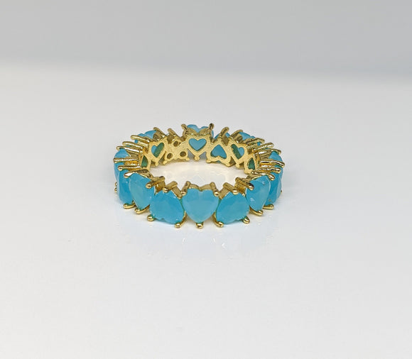 Plated Hearts Ring