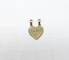 Plated Heart Pendant