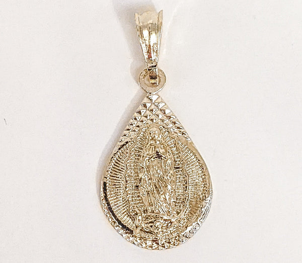 Plated Virgin Mary Pendant
