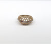 Plated Faberge Stone Ring
