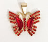 Plated Butterfly Pendant