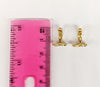 Plated Dog Huggie Earring