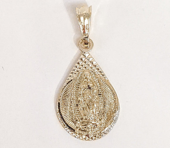 Plated Virgin Mary Pendant