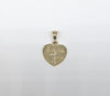 Plated "I Love You" Break-A-Part Heart Pendant