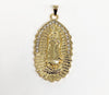 Plated Virgin Mary Pendant