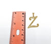 Plated Letter Pendant