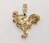 Plated Rooster Pendant