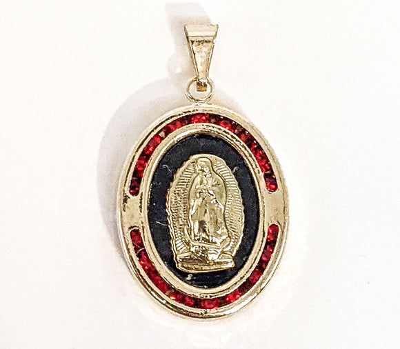 Stainless Steel Gold Virgin Mary Pendant