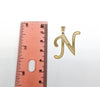 Plated Letter Pendant