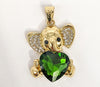 Plated Elephant Pendant