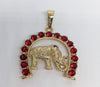 Plated Elephant Pendant