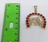 Plated Elephant Pendant