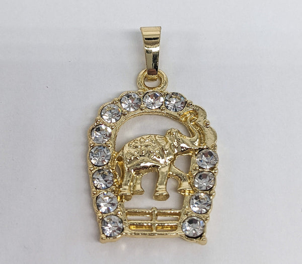 Plated Elephant Pendant*