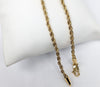 Plated "Mis 15 Años" Quince Virgin Mary 2mm Rope/Braided Chain Necklace