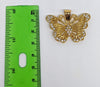 Plated Butterfly Pendant