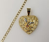Gold plated 14K Archangel Saint Michael Cuban chain necklace with delicate link design.
Gold plated 14K Cuban chain Arch