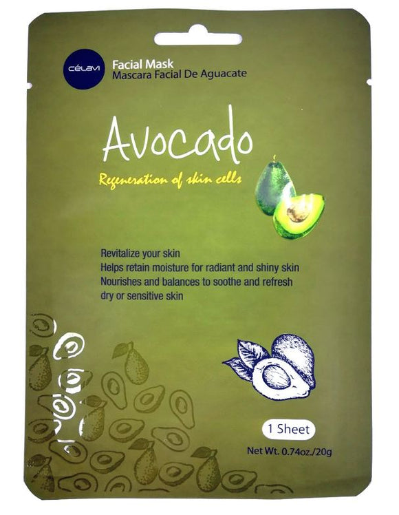 Avocado Celavi Face Mask