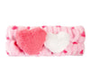 The Creme Shop 3D Fluffy Double Hearts Headband