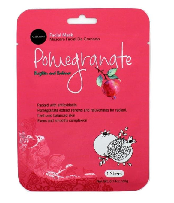 Pomegranate Celavi Face Mask