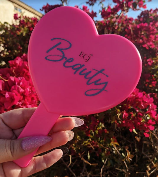 ECJ Beauty Heart Hand Mirror