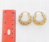 Plated Basket Earring