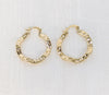Gold Plated Hoop Earring